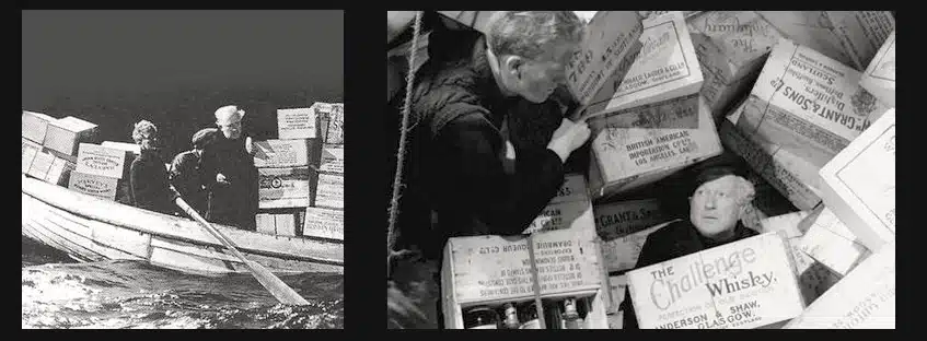 Escena de la película Whisky Galore