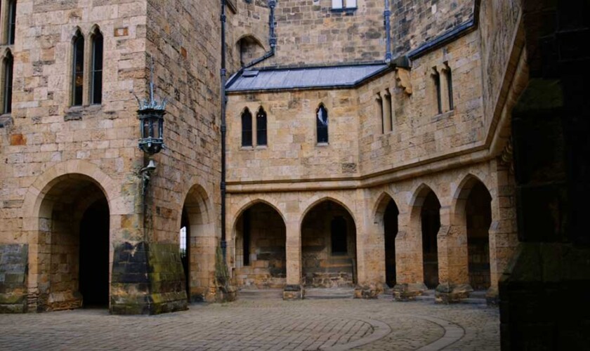 Cortile interno del castello